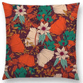Axyaa Botanical Floral & Butterfly Cushion Cover - Home Decor Sofa Pillow Case