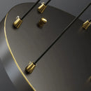 Axyaa Crystal Stair Chandelier: Modern LED Ceiling Light for Living Room