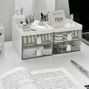 Axyaa Acrylic Desk Organizer Drawer Pen Holder Rack - Transparent Simple Stationery Storage