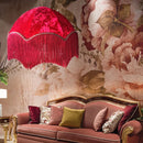 Axyaa Boho Tassel Pendant Light - French Vintage Style for Living Room, Bedroom, or Dining Room