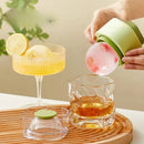 Axyaa Silicone Hockey Ice Ball Maker for Whiskey, Bar Party, Kitchen - Food Grade