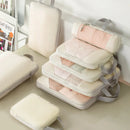 Axyaa Mesh Compression Packing Cubes Set - Waterproof Travel Storage Bags