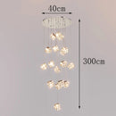Axyaa Crystal Chandelier Pendant Light for Living Room Bedroom Ceilings