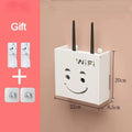 Axyaa WiFi Router Rack Wall Mount Organizer Box for Living Room Decor