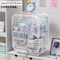 Acrylic Organizer with Drawers by Axyaa: Stylish Desktop Storage for Stationery