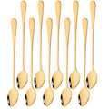 Axyaa Stainless Steel Long Handle Coffee Spoon Set