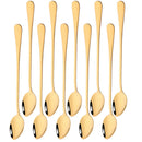 Axyaa Stainless Steel Long Handle Coffee Spoon Set