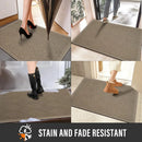 Axyaa Welcome Mat, Absorbent Indoor/Outdoor, Stain & Fade Resistant, Non-Slip Rubber