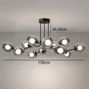 Axyaa LED Pendant Chandeliers for Modern Home Decor & Indoor Lighting