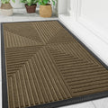 Axyaa Rubber Entrance Doormats: Non-slip Heavy Duty Outdoor Mats