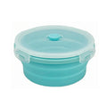 Axyaa Silicone Folding Lunch Box with Sealed Preservation - Outdoor, Microwave Safe