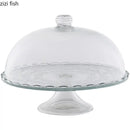 Axya Glass Cake Rack with Tall Feet - Dessert Display Tray for Kitchen