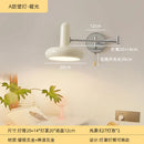 Axyaa Swing Arm LED Wall Lamp Cream Wind for Bedside Reading
