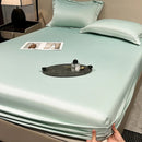 Axyaa Eucalyptus Lyocell Bamboo Fitted Sheet Set - Smooth & Cool Bed Linens