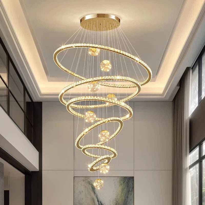 Axyaa Modern Dining Room Pendant Light Indoor LED Chandelier