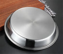 Axya 304 Stainless Steel Large Dual Handle Meal Plate Tray