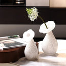 Axyaa Cloud Glass Vase Artificial Flower Decor Floral Shaped Desk Decoration