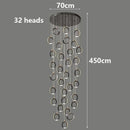 Axyaa LED Pendant Light Chandeliers for Living Room, Modern Indoor Staircase Lighting
