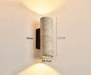 Axyaa Yellow Travertine Stone Japanese Style Wall Sconce Retro Spotlight