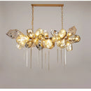 Nordic Glass Pendant Light for Designer Living Room, Bedroom Ceiling - Axyaa Brand