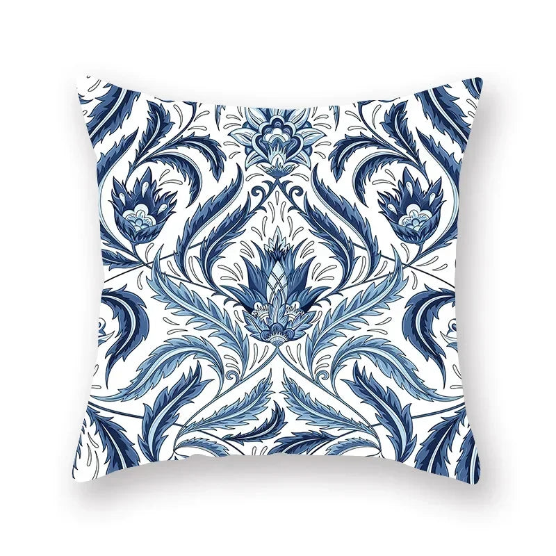 Geometric Mandala Flower Print Pillowcase for Home Decor by Axyaa