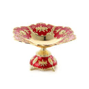 Axyaa High-end Zinc Alloy Fruit Plate - European Style Home Decor Craftsmanship
