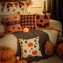 Axyaa Halloween Pillow Cases Embroidered Decor 45x45cm