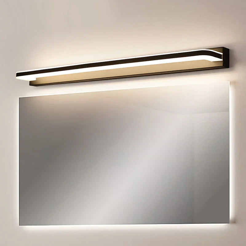 Axya Modern Mirror Wall Lamp with LED Light for Bathroom and Bedroom