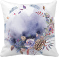 Axyaa Manga Anime Cute Expression Woman Face Pillow Cover 45x45cm Home Decor
