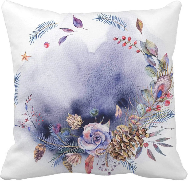 Axyaa Manga Anime Cute Expression Woman Face Pillow Cover 45x45cm Home Decor