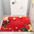 Axyaa Christmas & New Year Home Decor Door Mat - Anti-Slip Floor Rug
