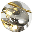 Axyaa Birdcage Branch Chandelier: Nordic Design Halo Lamp for Dining, Kitchen, or Restaurant