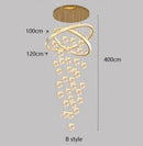 Axyaa LED Ceiling Lamp Chandelier for Modern Bedroom and Dining Room