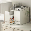 Axyaa Spice Drawer Rack: Pull-Out Seasoning Organizer for Kitchen Countertop Storage