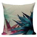 Axyaa Palm Leaves Cushion Cover - Home Decor Accent