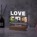 3D Acrylic Photo Lamp: Personalized LED Night Light by Axyaa for MOM DAD Family & Friends