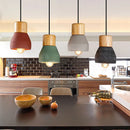 Axyaa Nordic Wood Pendant Lights for Modern Decor in Living Room, Cafe, Bedroom
