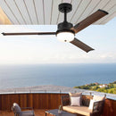 Axyaa Leaf Ceiling Fan Light | Waterproof Sunscreen Outdoor Lamp