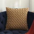 Axyaa Sueded Diamond Pattern Pillow Cover in Sunset Tones