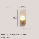 Axyaa Natural Stone Wall Lamp Sconce for Foyer Bedroom Dining Room
