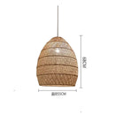Axyaa Bamboo Wabi Sabi Pendant Light Elegance for Tea Room, Bedroom, Hotpot Restaurant
