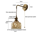 Axyaa Ceramic LED Wall Lights: Adjustable Nordic Modern Bedside Lamp