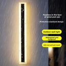 Axyaa Outdoor LED Wall Light - Minimalist, Waterproof Linear Fixture for Villa & Exterior Walls