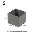 Axyaa Clothes Organizer Storage Box for Underwear Socks Jeans - Foldable Wardrobe Drawers Organizer