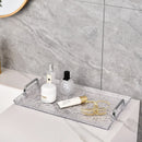 Axyaa Rectangle Tray with Handles: Coffee Table Tea Cup & Jewelry Storage Plate