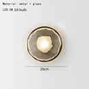 Axyaa Nordic Glass Metal Wall Lamp for Home and Hotel Decor