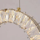 Axyaa LED Crystal Chandelier Ceiling Lamp for Modern Indoor Living Room Lighting