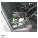 Axyaa Pet Car Seat Basket for Dogs & Cats - Breathable & Waterproof Seat with Safety Features
