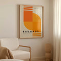 Axyaa Geometric Bauhaus Canvas Prints for Modern Home Decor
