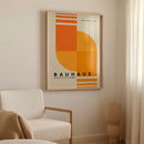Axyaa Geometric Bauhaus Canvas Prints for Modern Home Decor